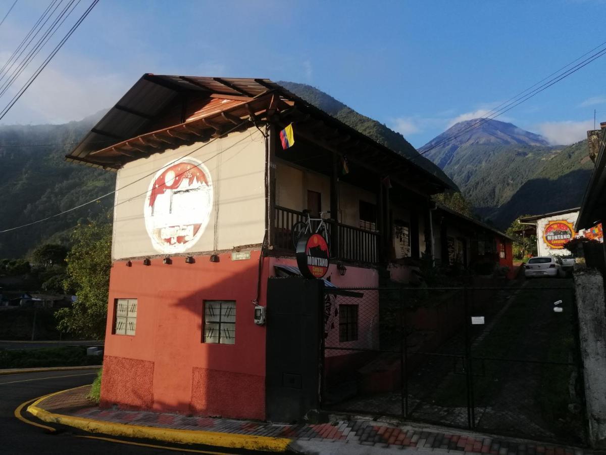 Montano Camping & Hostel Baños Exteriör bild