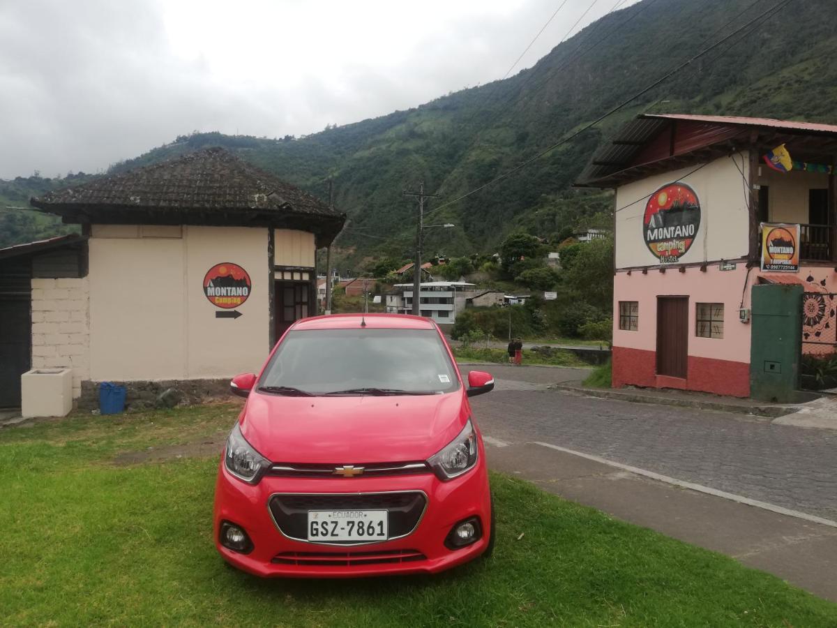 Montano Camping & Hostel Baños Exteriör bild
