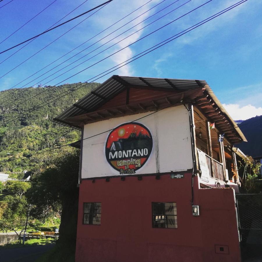 Montano Camping & Hostel Baños Exteriör bild